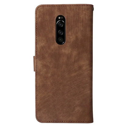 For Sony Xperia 1 RFID Blocking Leather Case with Strap Phone Wallet Cover