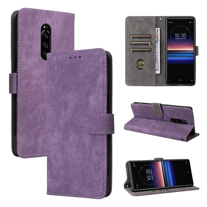 For Sony Xperia 1 RFID Blocking Leather Case with Strap Phone Wallet Cover