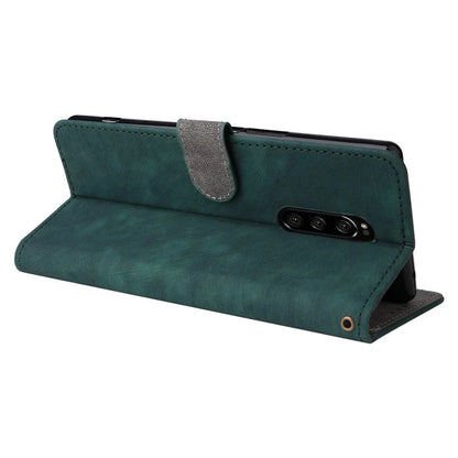 For Sony Xperia 1 RFID Blocking Leather Case with Strap Phone Wallet Cover