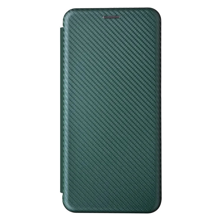 Carbon Fiber Texture Case for Honor X7b 4G Leather Phone Cover with Card Slot