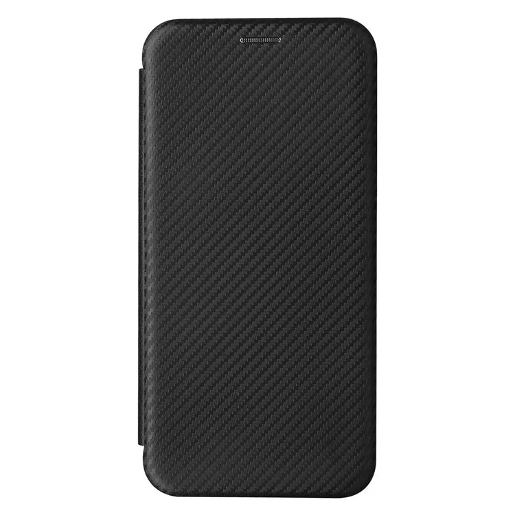 For Honor X8b 4G Stand Phone Case Carbon Fiber Texture Leather Cover