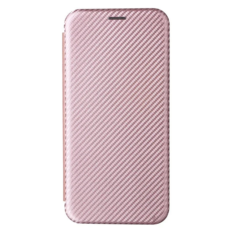 For Honor X8b 4G Stand Phone Case Carbon Fiber Texture Leather Cover
