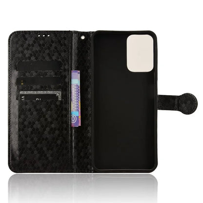 For Motorola Moto G Power (2024) Phone Case Dot Imprinted Wallet Flip Cover