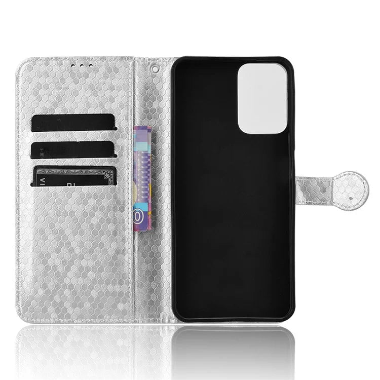 For Motorola Moto G Power (2024) Phone Case Dot Imprinted Wallet Flip Cover