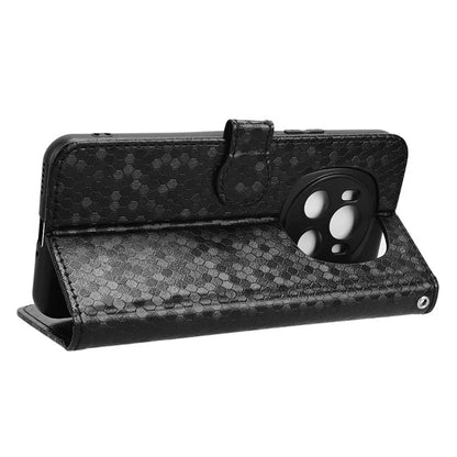 For Honor Magic6 5G Leather Case Dot Imprinted Phone Cover Wallet