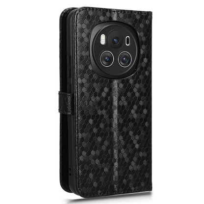 For Honor Magic6 5G Leather Case Dot Imprinted Phone Cover Wallet