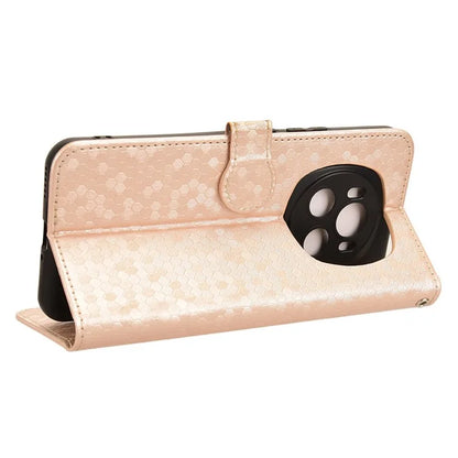 For Honor Magic6 5G Leather Case Dot Imprinted Phone Cover Wallet