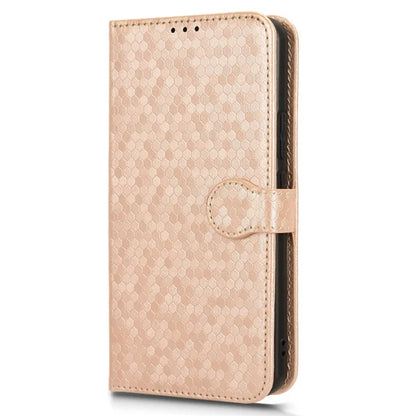 For Honor Magic6 5G Leather Case Dot Imprinted Phone Cover Wallet