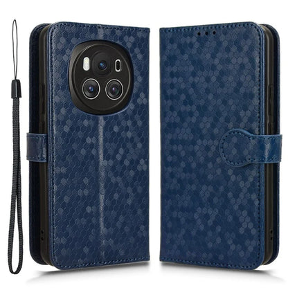 For Honor Magic6 5G Leather Case Dot Imprinted Phone Cover Wallet