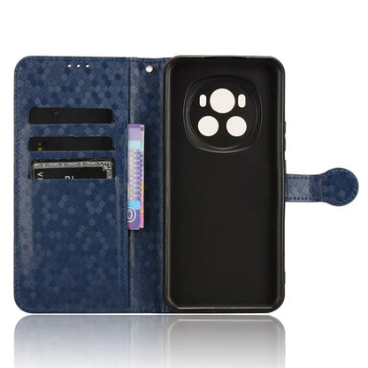 For Honor Magic6 5G Leather Case Dot Imprinted Phone Cover Wallet