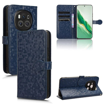 For Honor Magic6 5G Leather Case Dot Imprinted Phone Cover Wallet