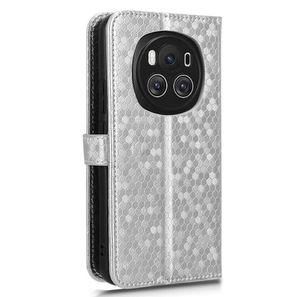 For Honor Magic6 5G Leather Case Dot Imprinted Phone Cover Wallet