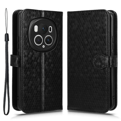 For Honor Magic6 Pro 5G Case Dot Imprinted PU Leather Cover with Wallet