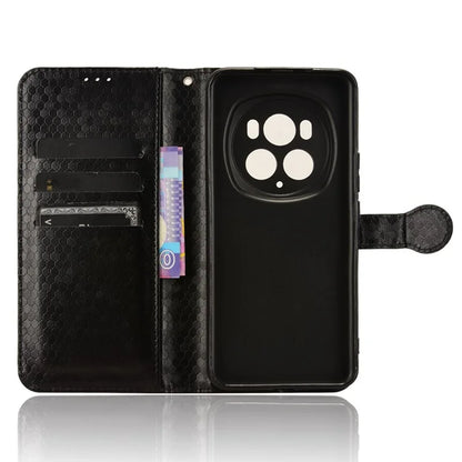 For Honor Magic6 Pro 5G Case Dot Imprinted PU Leather Cover with Wallet