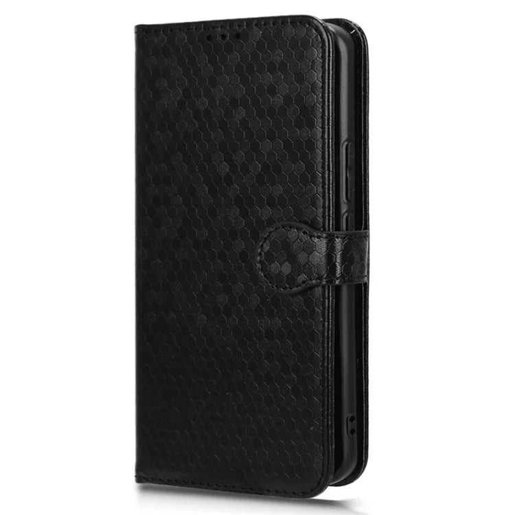 For Honor Magic6 Pro 5G Case Dot Imprinted PU Leather Cover with Wallet
