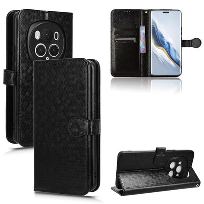 For Honor Magic6 Pro 5G Case Dot Imprinted PU Leather Cover with Wallet