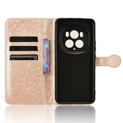 For Honor Magic6 Pro 5G Case Dot Imprinted PU Leather Cover with Wallet