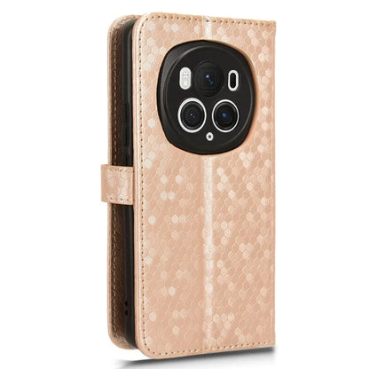 For Honor Magic6 Pro 5G Case Dot Imprinted PU Leather Cover with Wallet