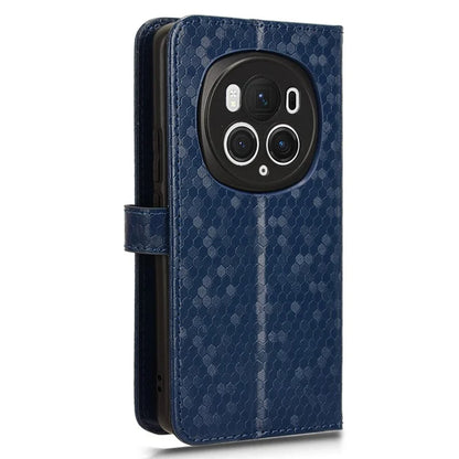 For Honor Magic6 Pro 5G Case Dot Imprinted PU Leather Cover with Wallet