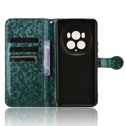 For Honor Magic6 Pro 5G Case Dot Imprinted PU Leather Cover with Wallet