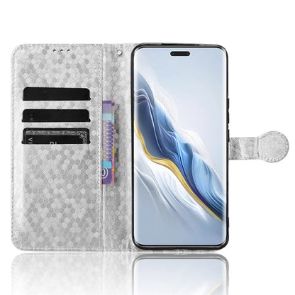 For Honor Magic6 Pro 5G Case Dot Imprinted PU Leather Cover with Wallet