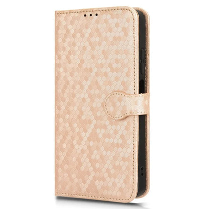 For Motorola Moto G34 5G Flip Leather Case Wallet Cover Dot Pattern Imprinted