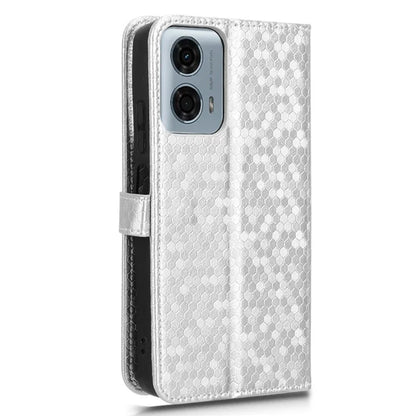 For Motorola Moto G34 5G Flip Leather Case Wallet Cover Dot Pattern Imprinted
