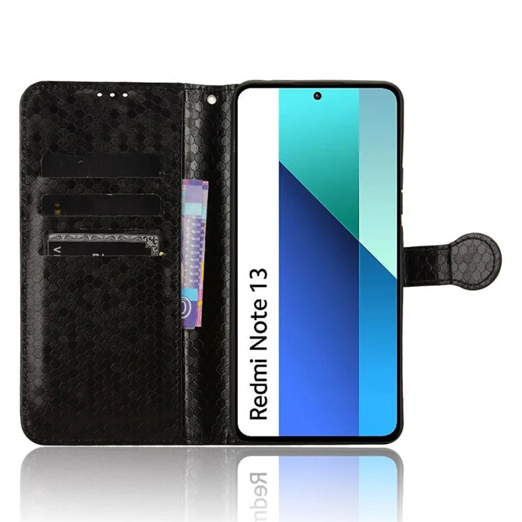 For Xiaomi Redmi Note 13 4G Flip Phone Case Wallet Leather Stand Cover