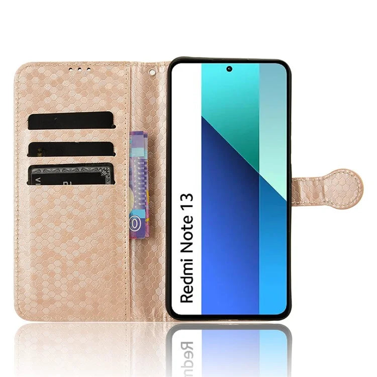 For Xiaomi Redmi Note 13 4G Flip Phone Case Wallet Leather Stand Cover