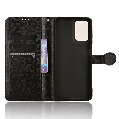 For Motorola Moto G04 4G / G24 4G Wallet Case Dot Pattern Imprinted Leather Cover