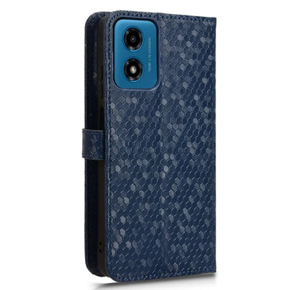 For Motorola Moto G04 4G / G24 4G Wallet Case Dot Pattern Imprinted Leather Cover