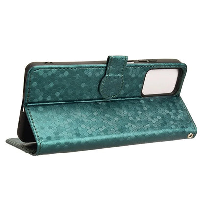 For Motorola Moto G04 4G / G24 4G Wallet Case Dot Pattern Imprinted Leather Cover