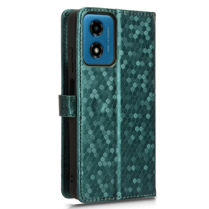 For Motorola Moto G04 4G / G24 4G Wallet Case Dot Pattern Imprinted Leather Cover