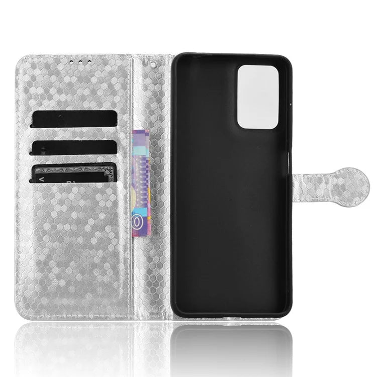 For Motorola Moto G04 4G / G24 4G Wallet Case Dot Pattern Imprinted Leather Cover