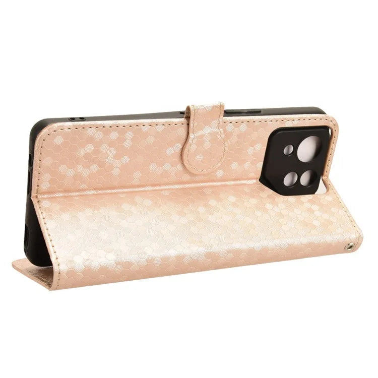 For Asus ROG Phone 8 Pro 5G / 8 5G Phone Wallet Case Dot Imprinted PU Leather Cover