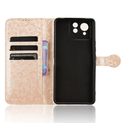 For Asus ROG Phone 8 Pro 5G / 8 5G Phone Wallet Case Dot Imprinted PU Leather Cover