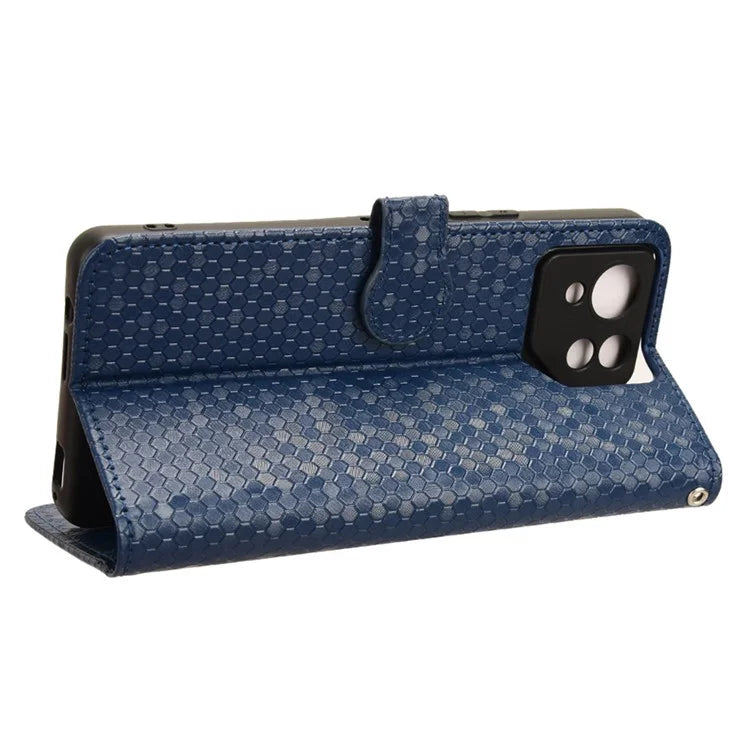 For Asus ROG Phone 8 Pro 5G / 8 5G Phone Wallet Case Dot Imprinted PU Leather Cover