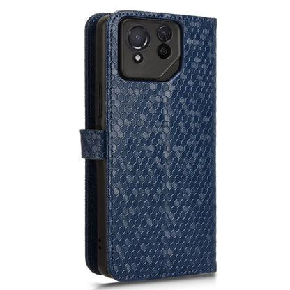 For Asus ROG Phone 8 Pro 5G / 8 5G Phone Wallet Case Dot Imprinted PU Leather Cover