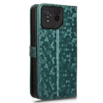 For Asus ROG Phone 8 Pro 5G / 8 5G Phone Wallet Case Dot Imprinted PU Leather Cover