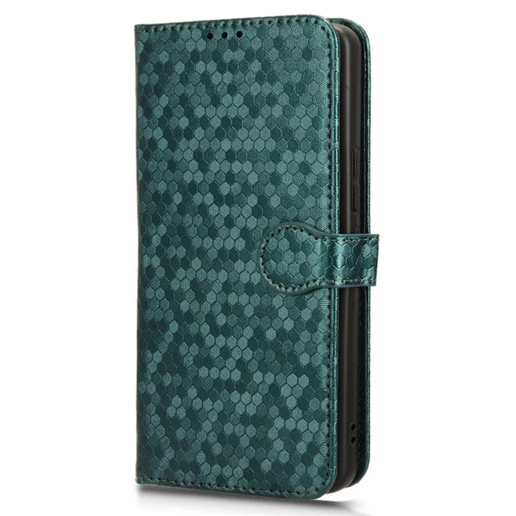 For Asus ROG Phone 8 Pro 5G / 8 5G Phone Wallet Case Dot Imprinted PU Leather Cover