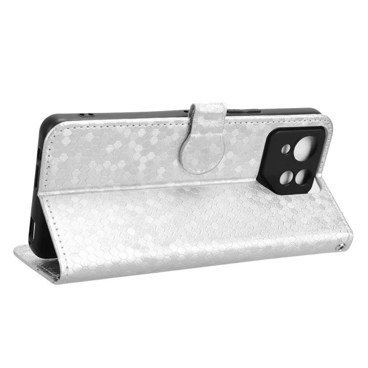 For Asus ROG Phone 8 Pro 5G / 8 5G Phone Wallet Case Dot Imprinted PU Leather Cover