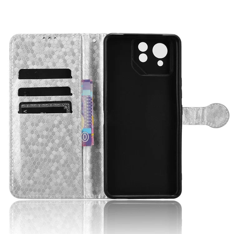 For Asus ROG Phone 8 Pro 5G / 8 5G Phone Wallet Case Dot Imprinted PU Leather Cover