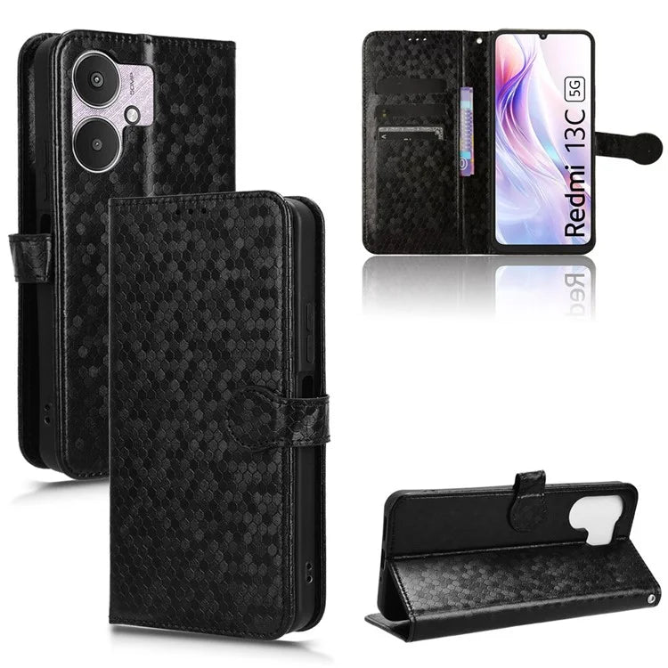For Xiaomi Redmi 13C 5G / 4G / Poco C65 4G / Redmi Note 13R 5G Case Wallet Leather Flip Cover