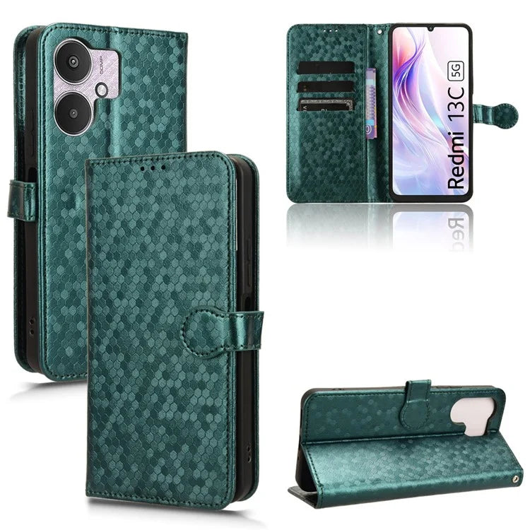 For Xiaomi Redmi 13C 5G / 4G / Poco C65 4G / Redmi Note 13R 5G Case Wallet Leather Flip Cover