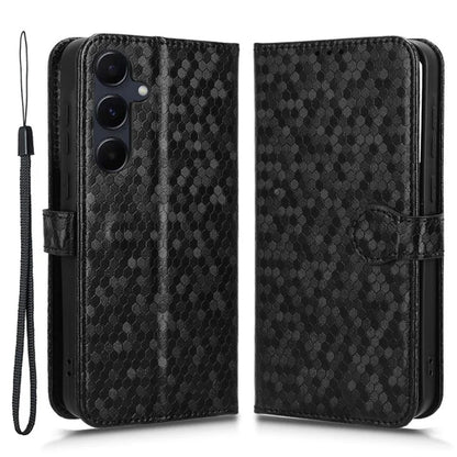 For Samsung Galaxy A55 5G Case Dot Pattern Imprinted Leather Cover with Wallet