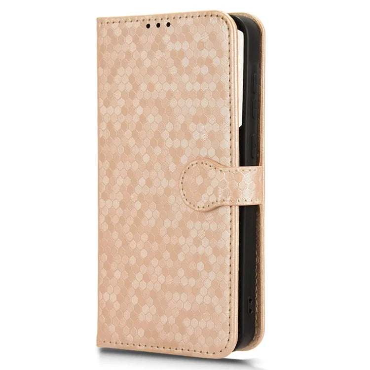 For Samsung Galaxy A55 5G Case Dot Pattern Imprinted Leather Cover with Wallet