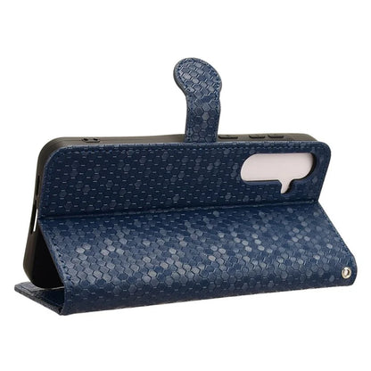 For Samsung Galaxy A55 5G Case Dot Pattern Imprinted Leather Cover with Wallet