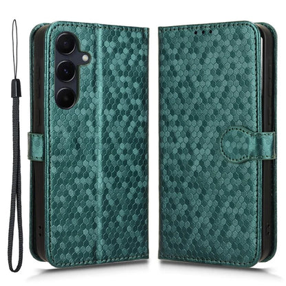 For Samsung Galaxy A55 5G Case Dot Pattern Imprinted Leather Cover with Wallet