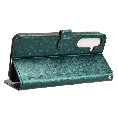 For Samsung Galaxy A55 5G Case Dot Pattern Imprinted Leather Cover with Wallet