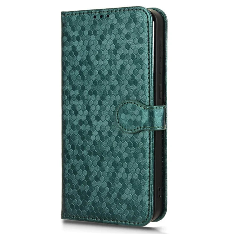 For Samsung Galaxy A55 5G Case Dot Pattern Imprinted Leather Cover with Wallet